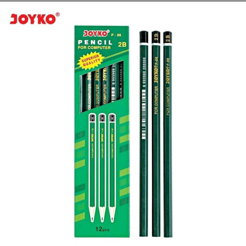 

(isi 12bh)Pensil 2B Joyko P88 For Computer(P31)