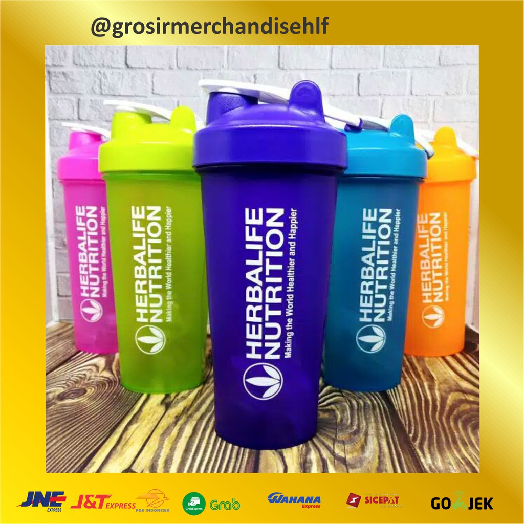 (1kg isi 4) 300g shaker herbalife shaker herbalife original neon jumbo botol herbalife