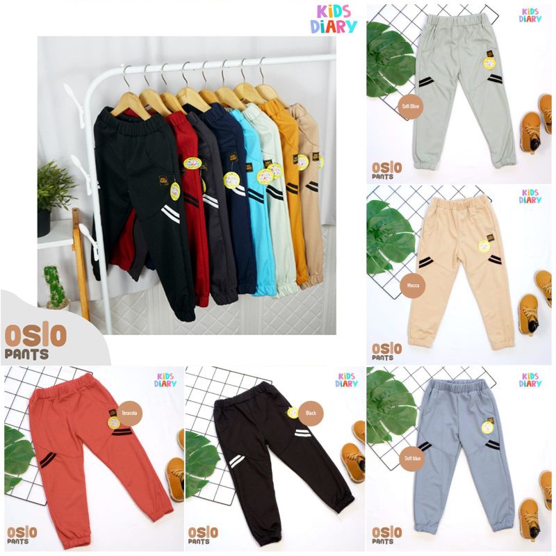 Oslo Pants Kids Diary Celana Panjang Anak Unisex Laki Laki dan Perempuan