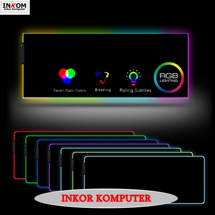 Mouse pad Mousepad Gaming RGB 80 X 30 CM