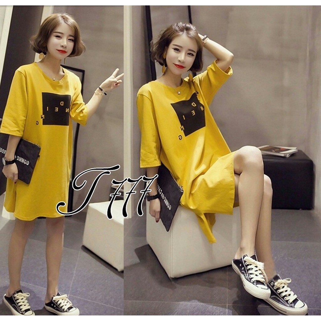 B0101 T1116, Big Size Wandeging Yellow  baju tanah abang pgmta grosir ecer partai terbaru dress