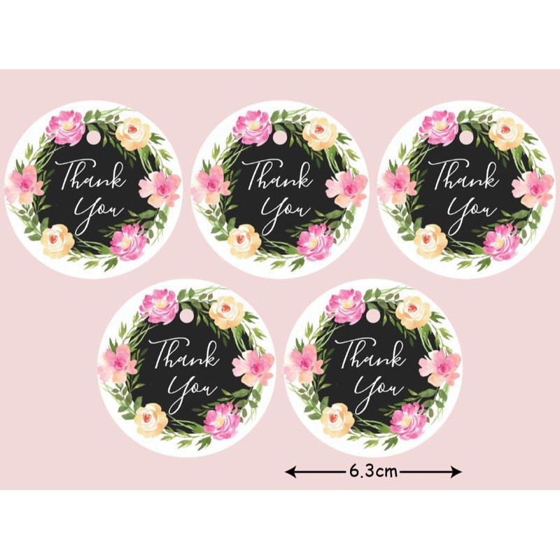 

Hang Tag Thank You #B Isi 10Pcs - Hiasan Hampers Souvenir Kado Gift