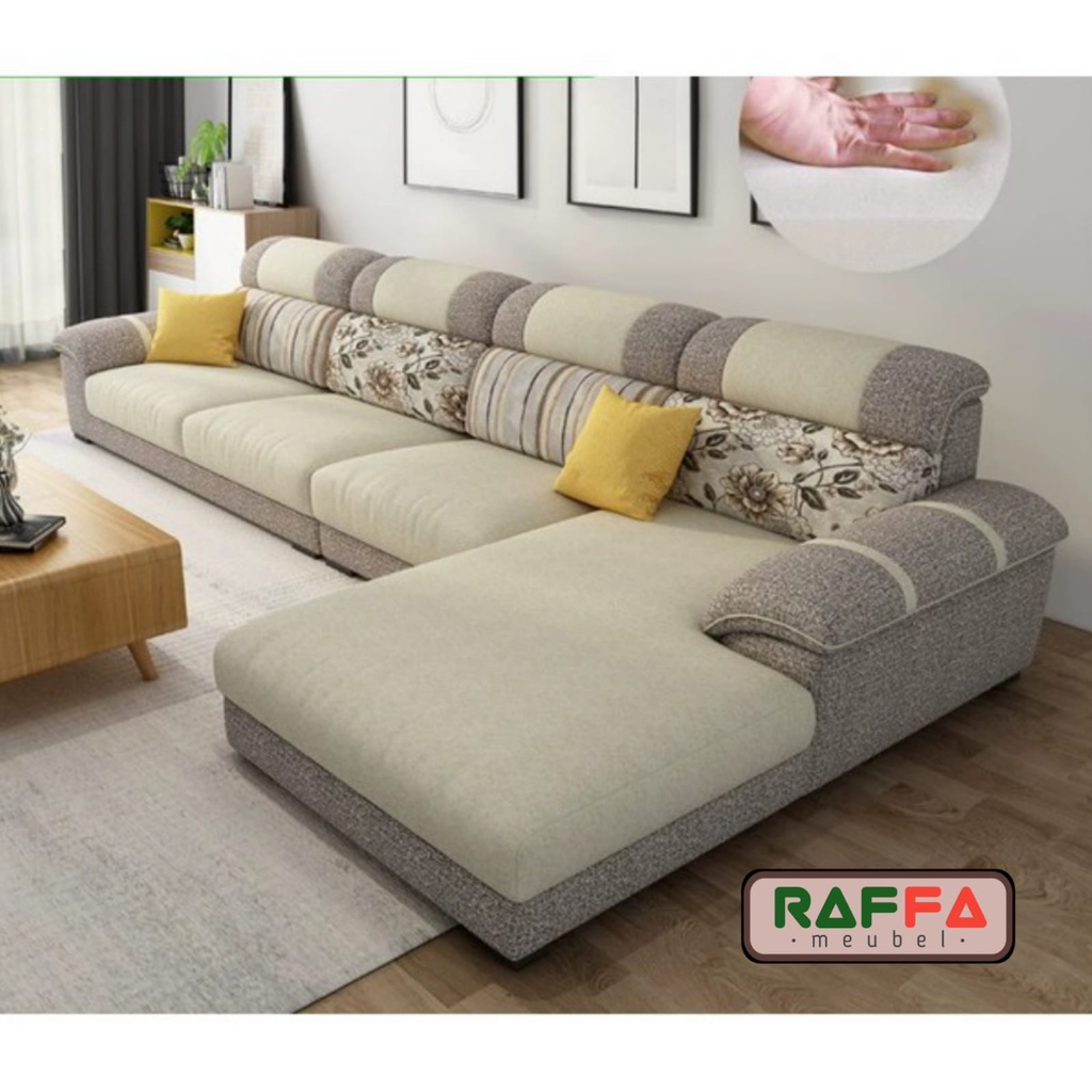 L27 RAFFA MEUBEL- Sofa Minimalis Leter L - Sofa Modern - Sofa Ruang Tamu Ruang Keluarga - Kursi Sofa