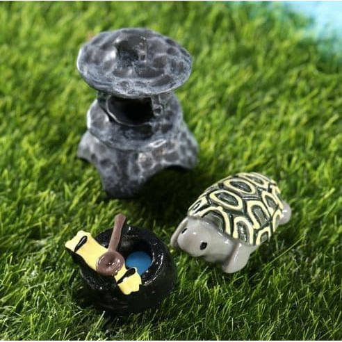 Miniatures - Terrariums - Fairy Garden - Animal_Turtle (3pcs)