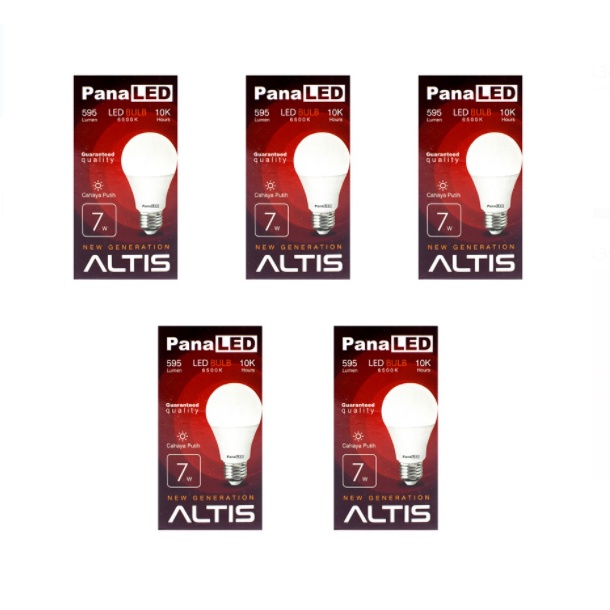 Panaled Altis 7What Lampu Terang ( Paket 5Pcs )