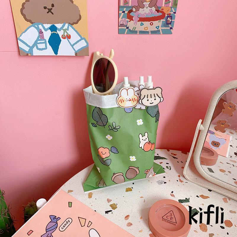 Tas Pouch Mini,Motif Kartun Lucu Anti,Debu Untuk Dekorasi