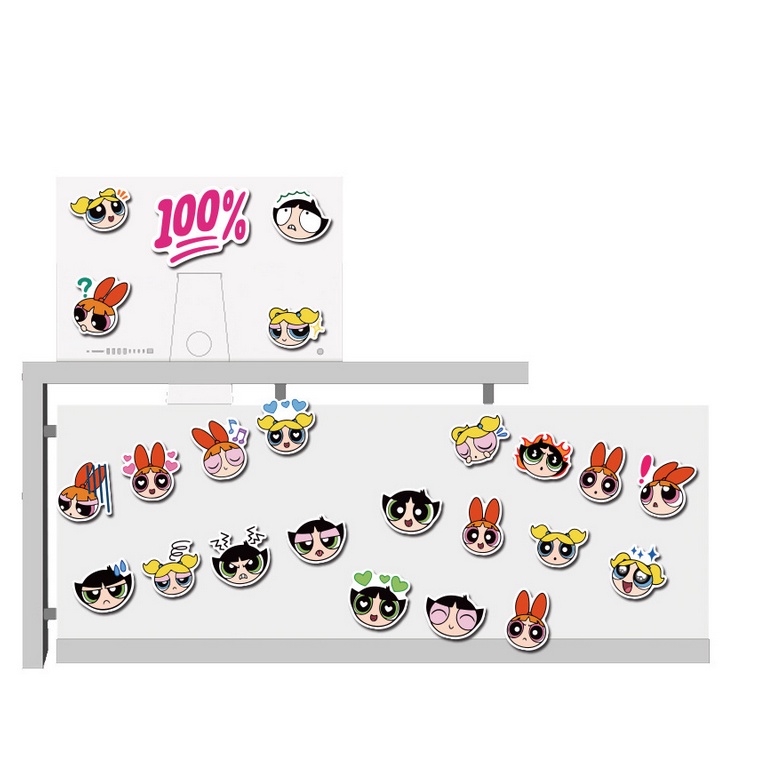 A41 STICKER 10PCS (POWER PUFF GIRLS) anti air notebook scrapbook label tempel motif kartun superhero super hero unik lucu atk alat tulis kantor murah viral termurah kartun komputer leptop handphone hp smartphone koper laptop tembok kulkas disney anime