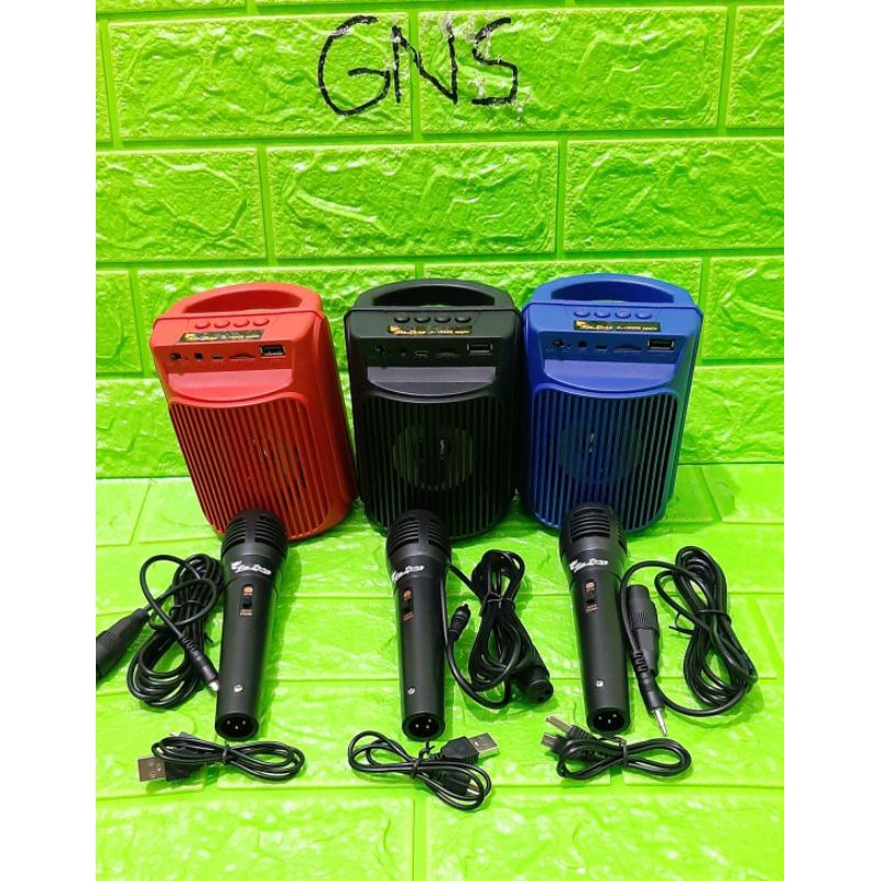 Speaker Bluetooth Jin Long Model JL-1922B Apple Plus Microphone