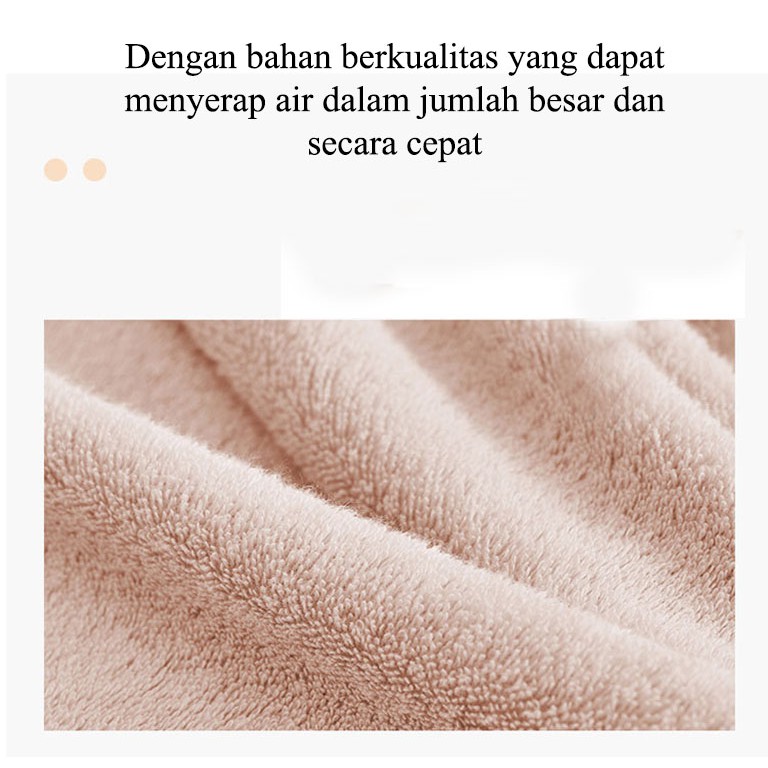 Bath Towel Handuk Mandi Bahan Katun Halus Lembut Tebal Premium Uk 75x140 cm