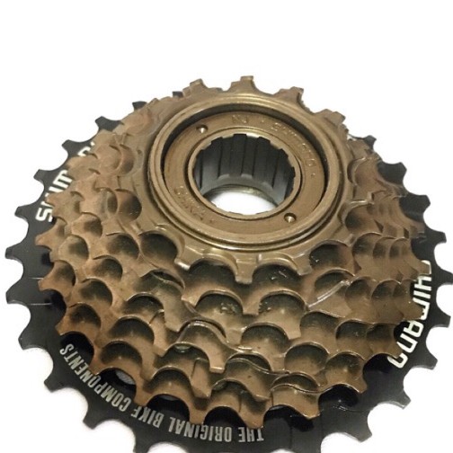 Freewheel Sprocket Gear sproket Shimano 7 Speed MF-TZ21 gir Drat Ulir