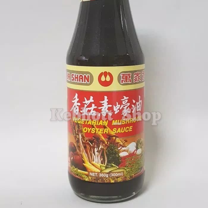 

wan ja shan vegetarian mushroom oyster sauce 300 ml saus jamur