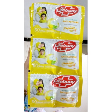 Lifebuoy sampo renceng 9 ml x 24 pcs