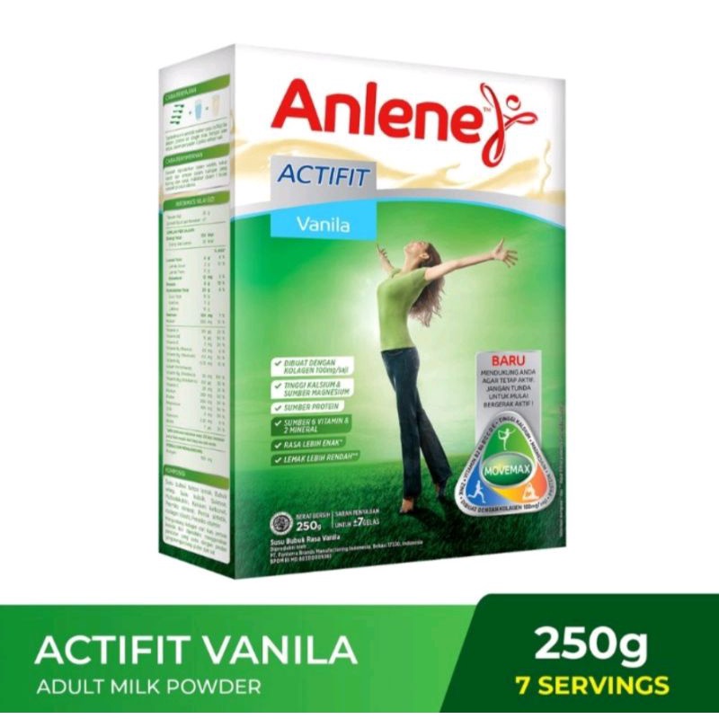 

Anlene Actifit 3x Vanila 250 gr