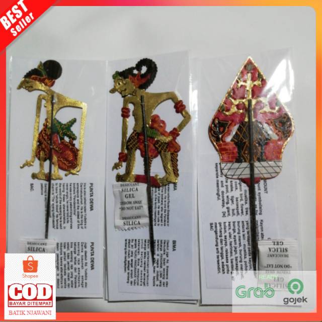 

Pembatas buku wayang kulit karakter oleh oleh khas Indonesia wayang kulit mini Kulit Asli