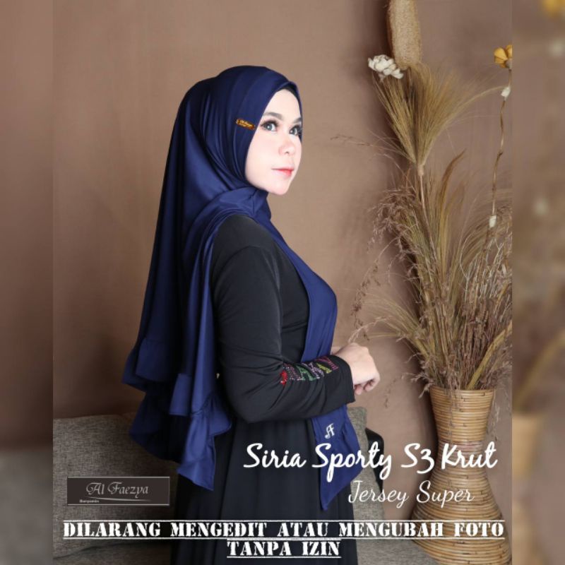 330 JILBAB AL FAEZYA S3 SIRIA NONPET REMPEL JERSEY SUPER/HIJAB AF ALFAEZYA ORI BY BUNYAMIN DOI DOA I
