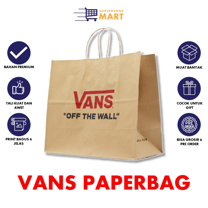 

Paper Bag Vans Coklat Polos Paperbag Tote Bag Vans Tas Kertas Coklat Polos Vans Paperbag Kertas Vans