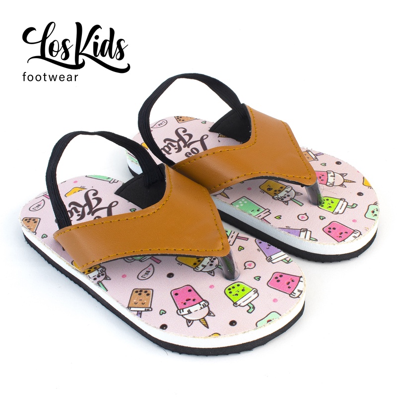 Sandal Anak Baby Perempuan Motif Bunga LosKids