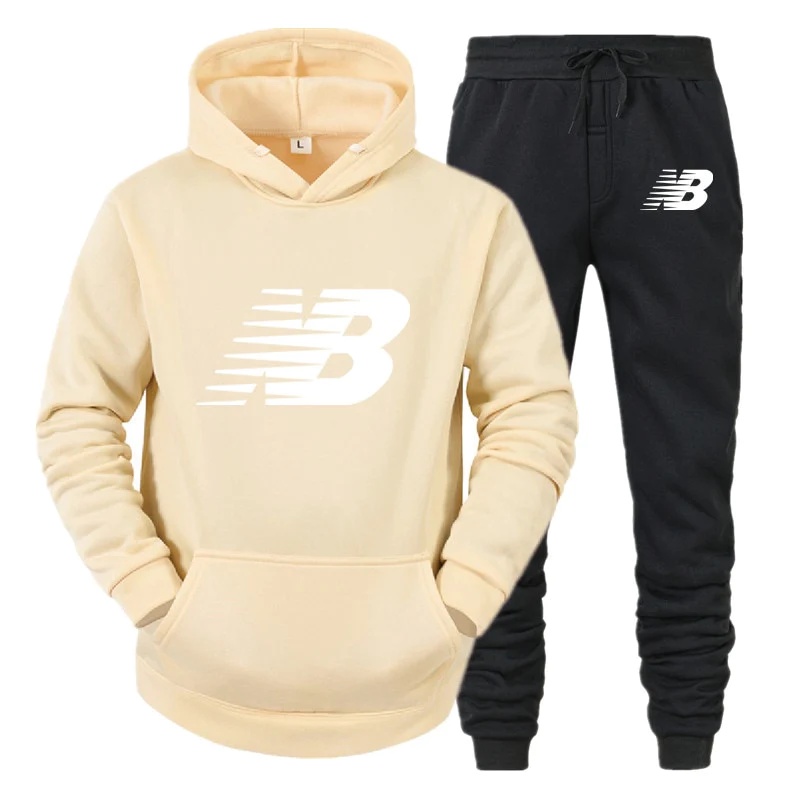 Setelan Celana Jogger &amp; Jumper Hoodie NB II Set sweater Hoodie dan Celana Joger Panjang ( Pria &amp; Wanita )