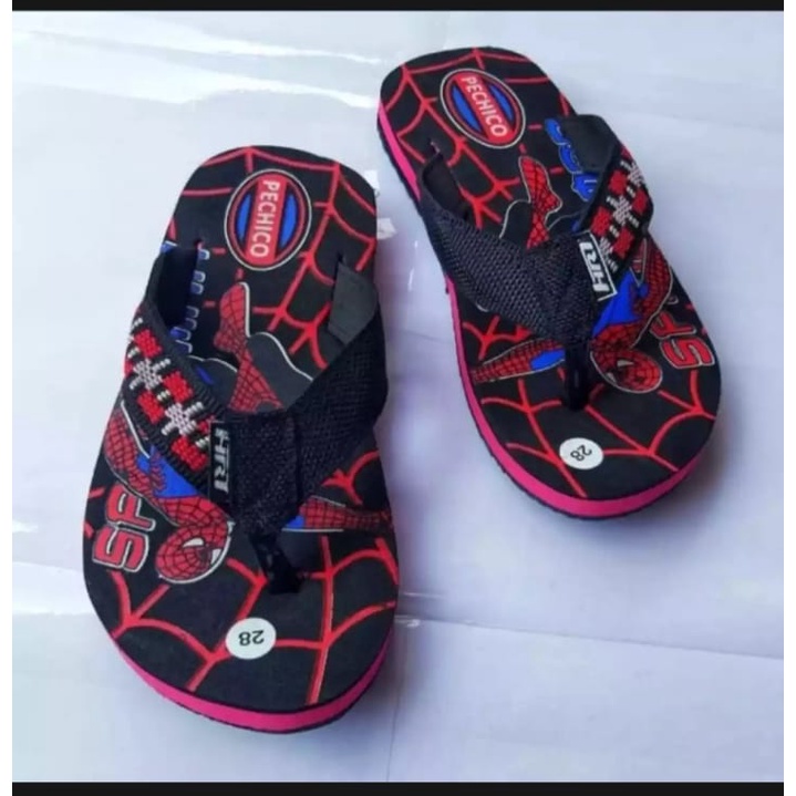 sandal spiderman sandal jepit anak laki laki sandal simplek