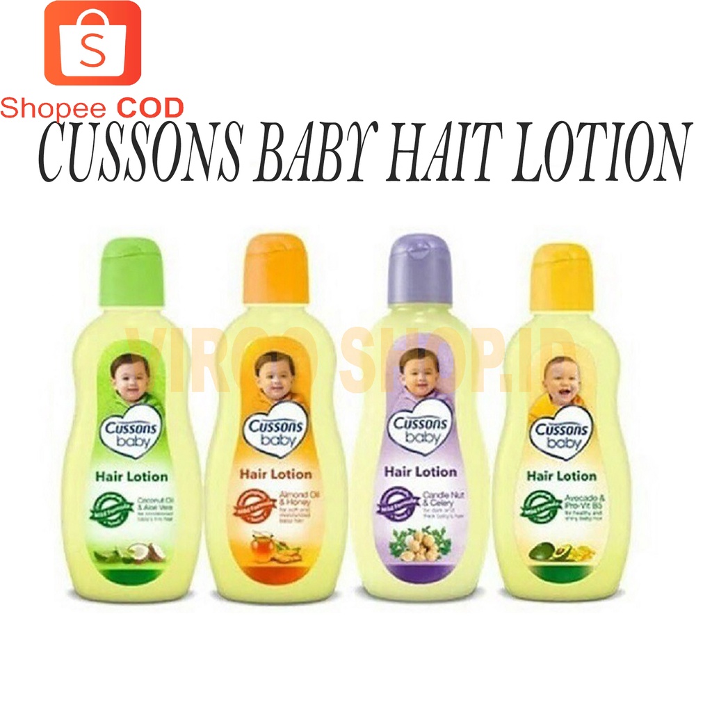 Cusson Baby Hair Lotion 200ml - Minyak Rambut Bayi / Minyak Rambut Bayi / Cussons Hair Lotion / Minyak Rambut / Hair Lotion / Minyak Rambut Bayi Cussons