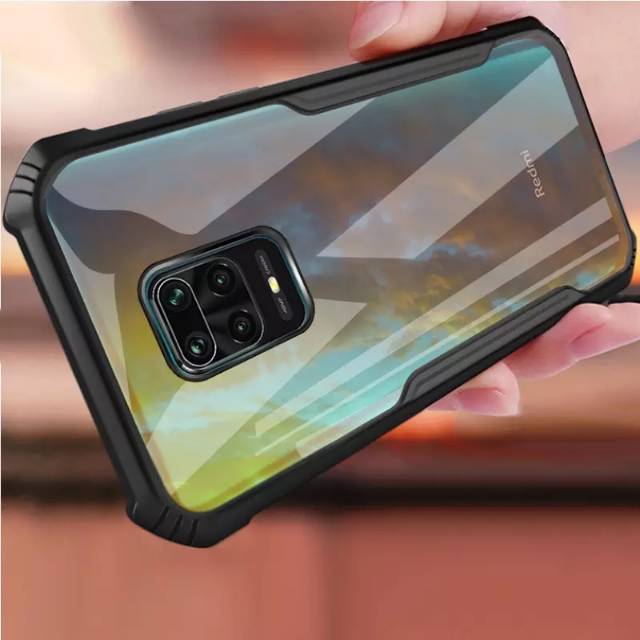 Case Xiaomi Redmi Note 9s Softcase Shock Proof -Hardcase Redmi Note 9 s Armor Shockproof Transparan