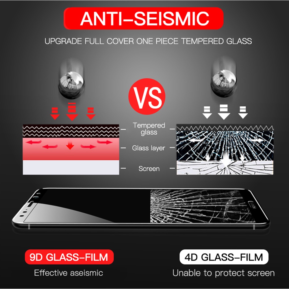 Pelindung Layar Tempered Glass Untuk Huawei P30 P20 P40 Lite Nova 3i 5i 5T 6SE Y7 Y6 Y9 Prime 2019 Y5P