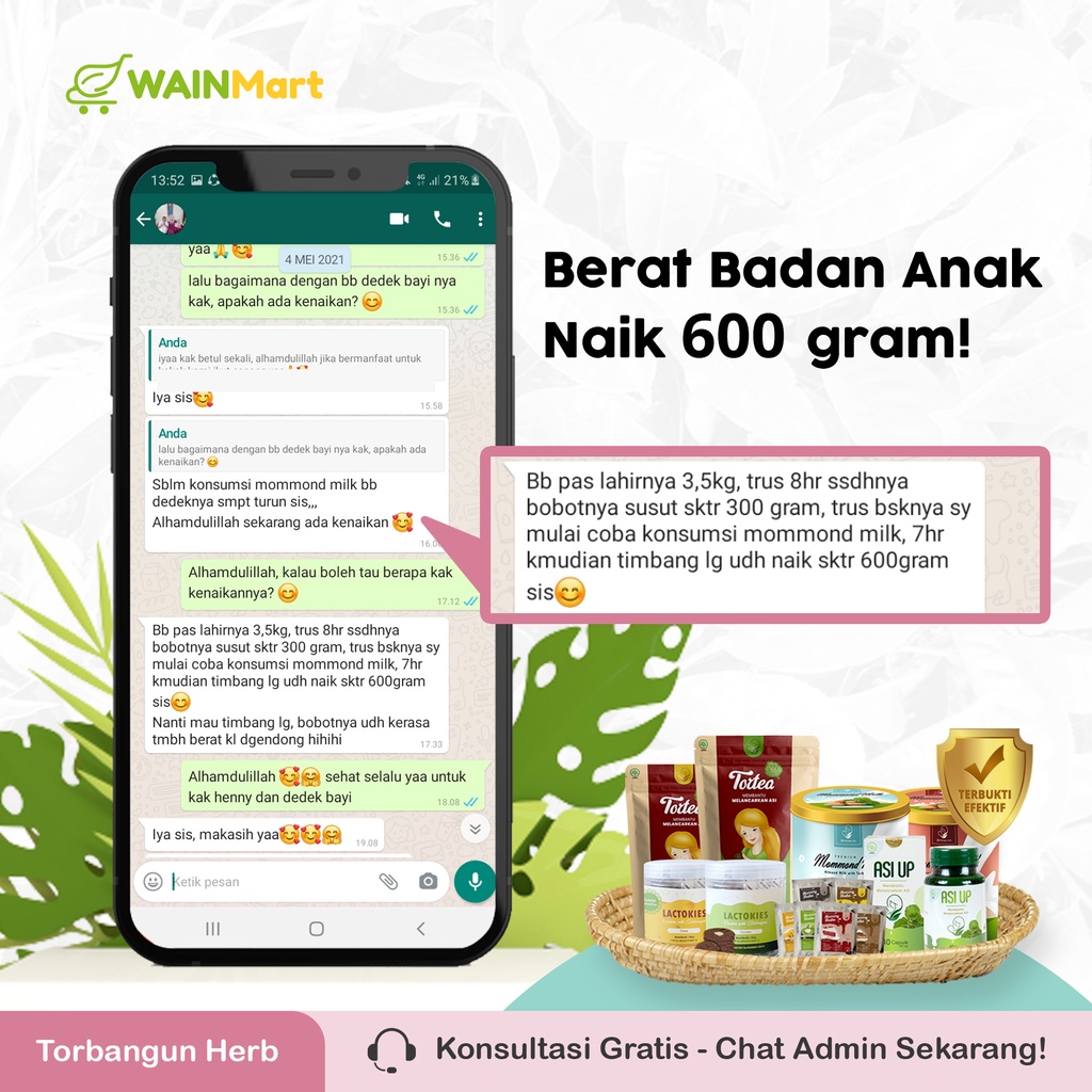 [LIMITED EDITION] Mommond Premium : Pelancar ASI Booster Almond Plus++ Ekstrak Torbangun ASI Booster Almond Torbangun