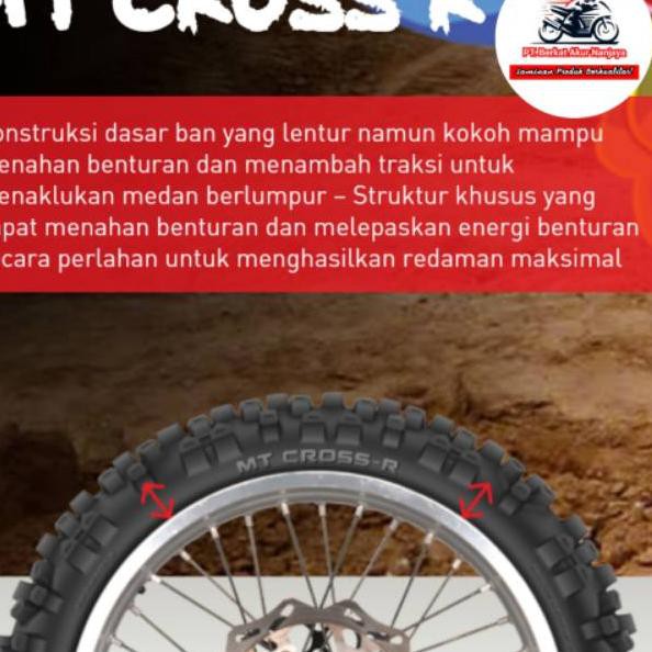 VQ Ban Motor Trail Corsa MT Cross R 80/100 ring 21 tubetype VQ HS0