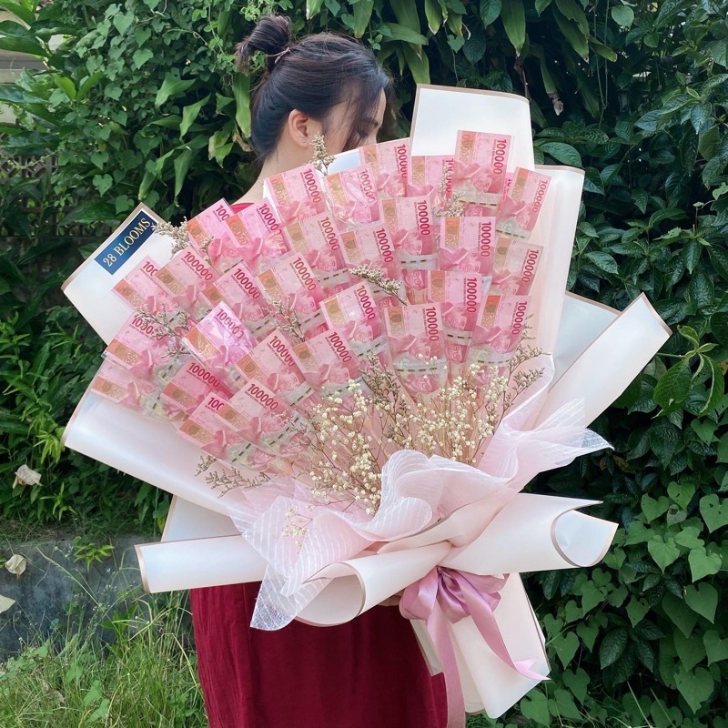 MONEY BOUQUET ASLI / BUKET UANG ASLI