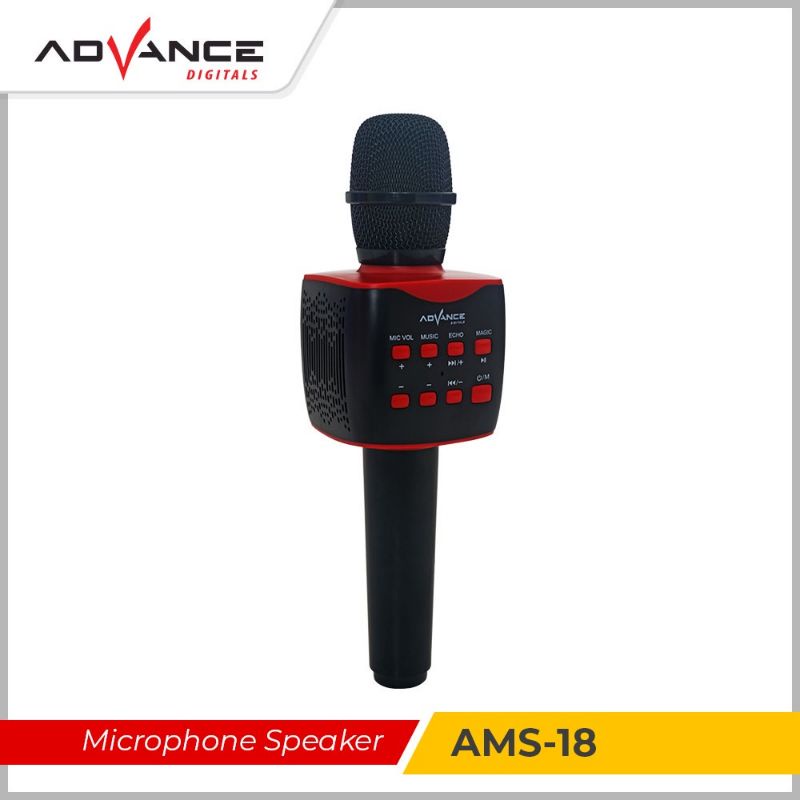 Advance Audio AMS 18 Speaker Mic Karoke Bluetooth Murah Garansi 1 tahun