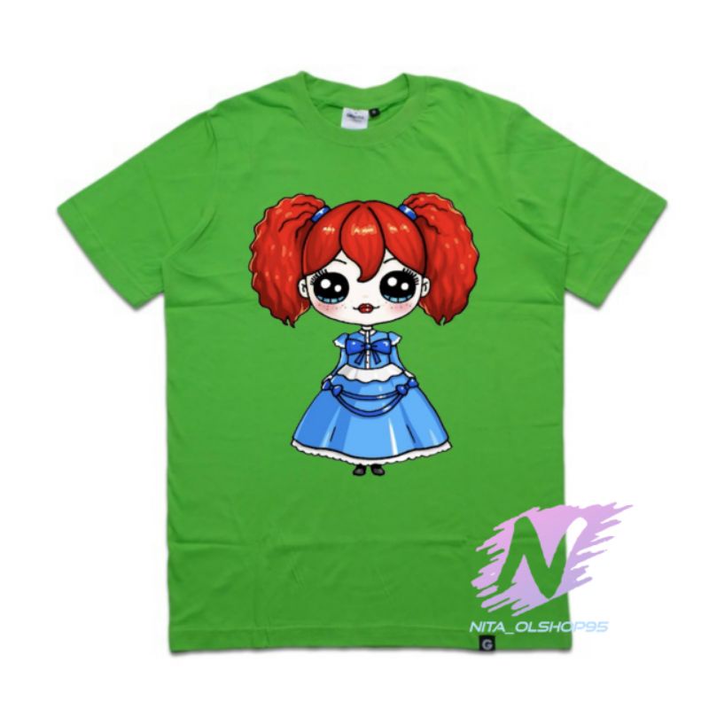 kaos karakter boneka huggy wuggy baju kaos anak