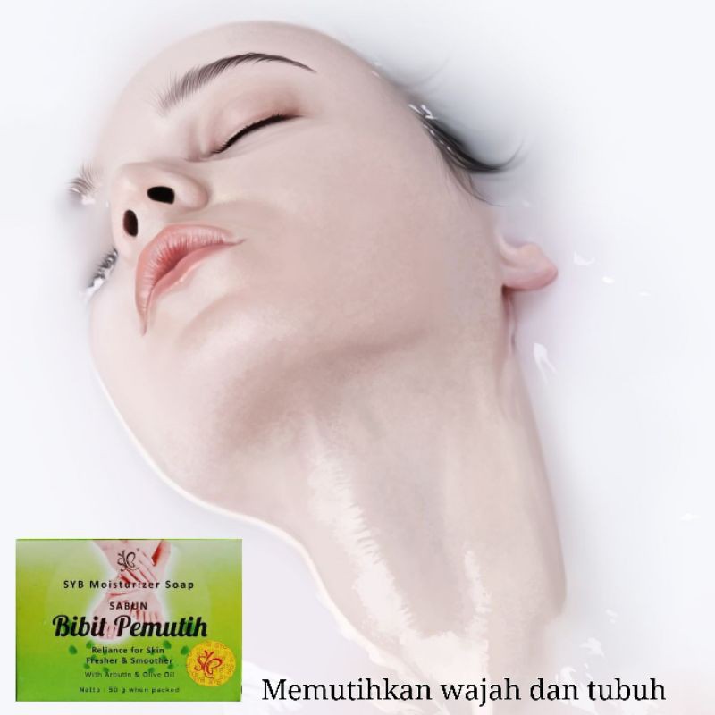 sabun bibit pemutih wajah & tubuh syb