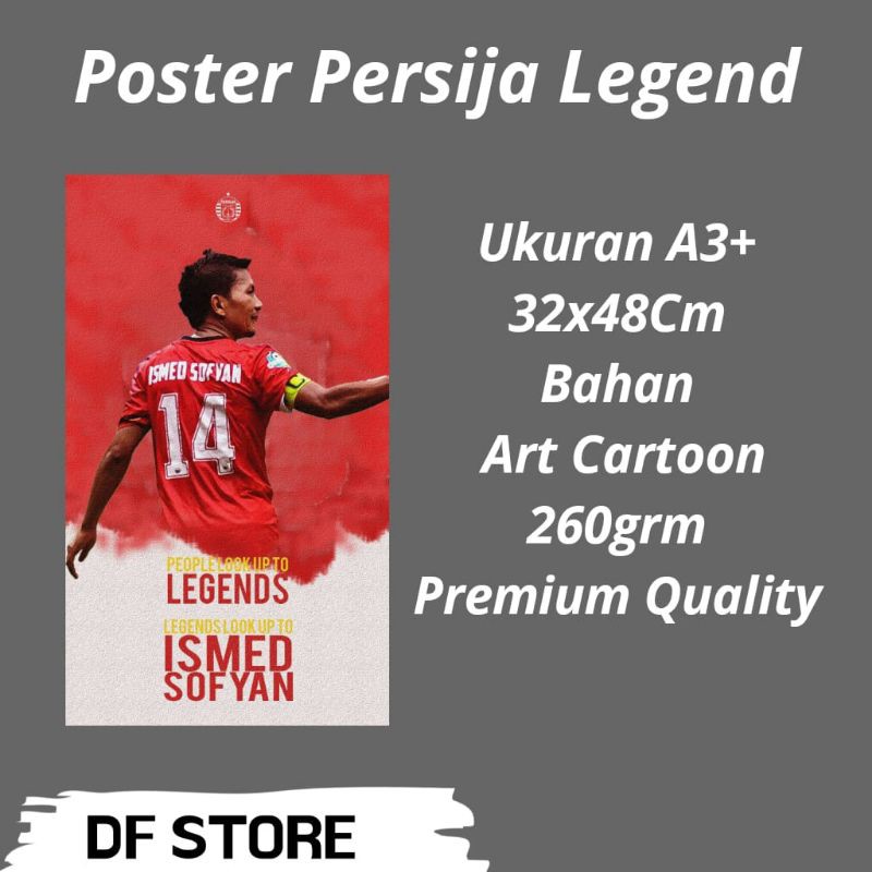 poster ismed sofyan - persija legend