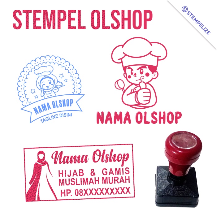 

Stempel Custom Logo Olshop Custom