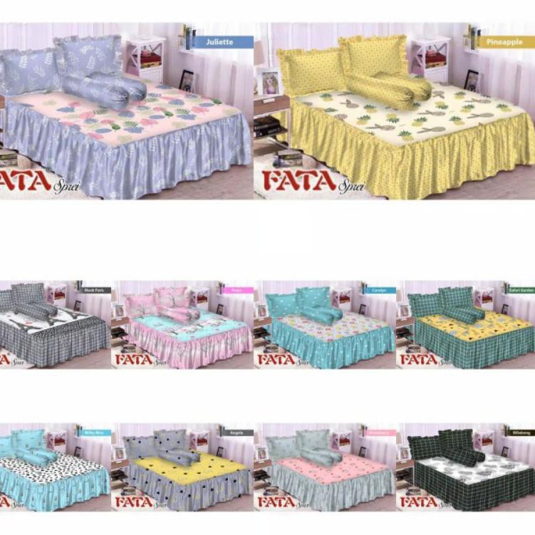 ♜ SPREI RUMBAI FATA 120X200 (Sprei rumbai kasur single) ۞