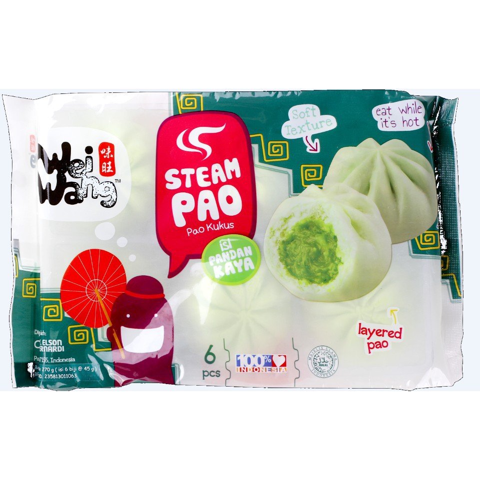 

Weiwang Steampao Pandan Kaya 6 Bj