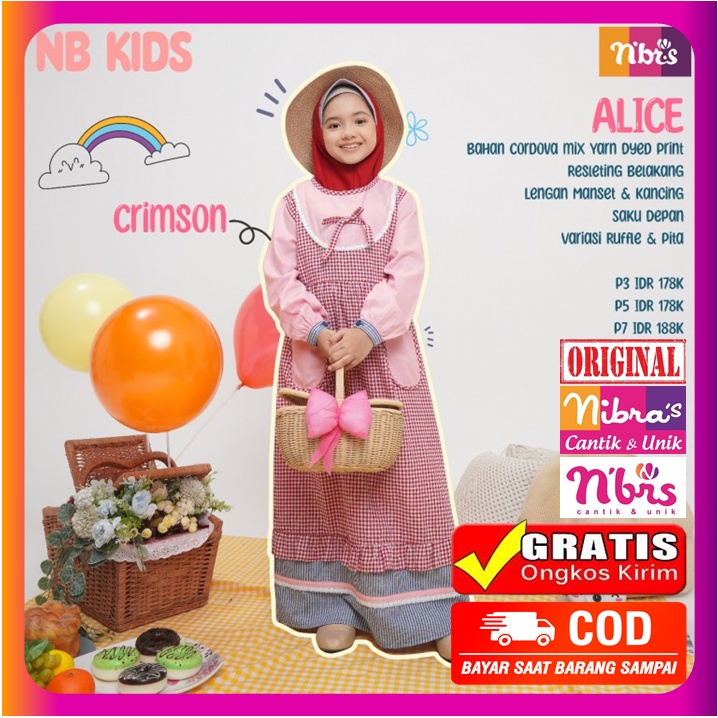 Gamis Anak Nibras Perempuan Promo Diskon Nb Kids Alice Terbaru 2022