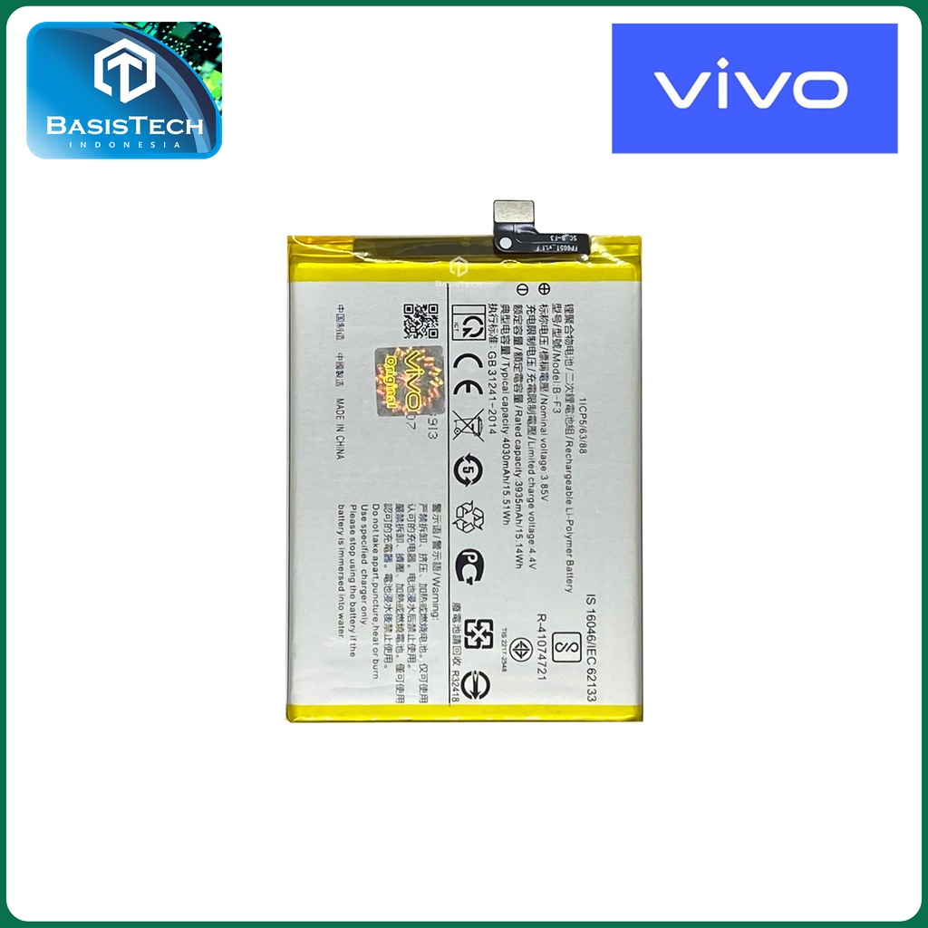 BATERAI VIVO V5 Plus - BATERAI VIVO X9 - VIVO X9L - B-B3 - ORI