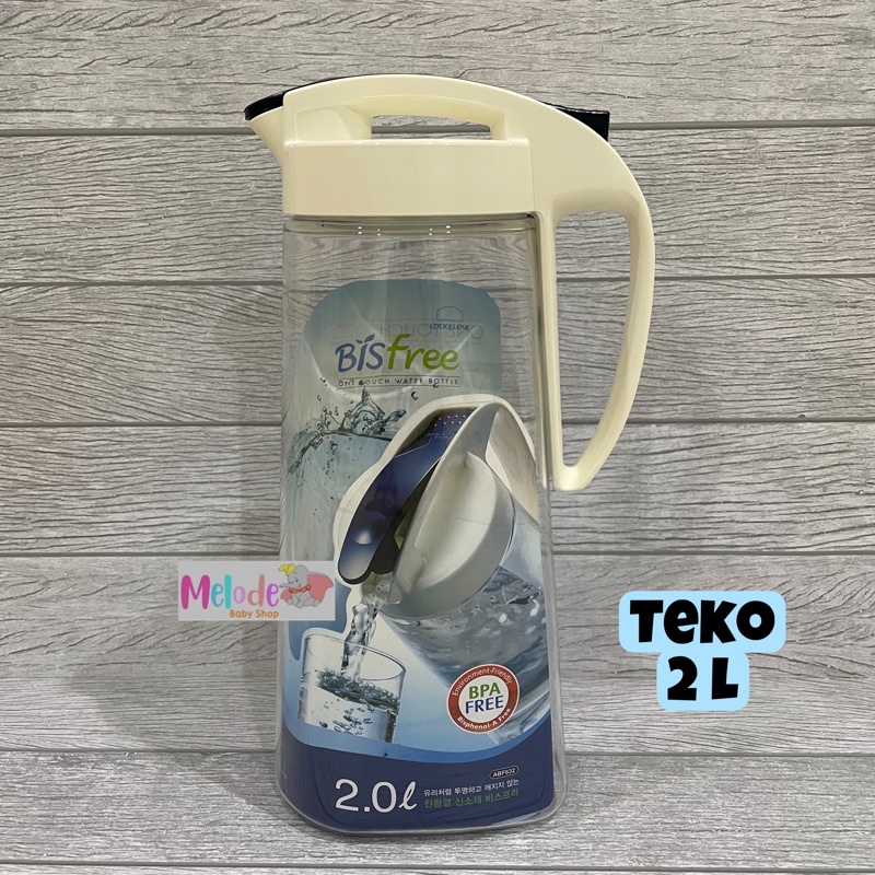 Lock n Lock ABF632 - Lock &amp; Lock Bisfree Fridge Pitcher Teko 2L botol minum