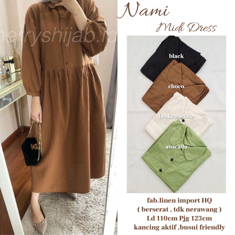 Nami midi dress original hijabonstore