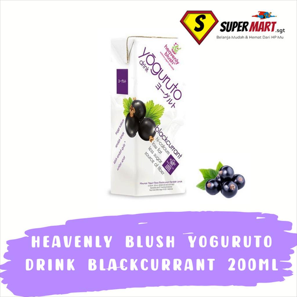 

HEAVENLY BLUSH YOGURUTO DRINK BLACKCURRANT 200ML