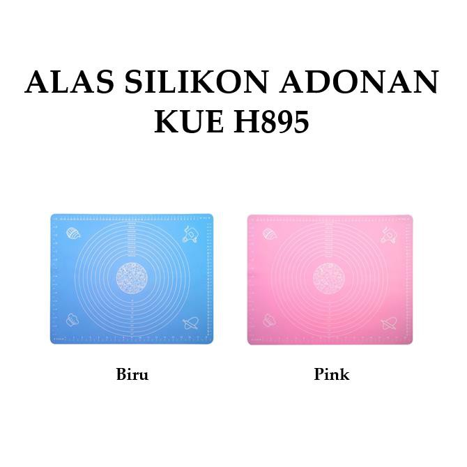 Grosir - H895 Silicone Baking Mat / Alas Silikon Adonan Kue Roti &amp; Tepung / Alas Tatakan Dapur