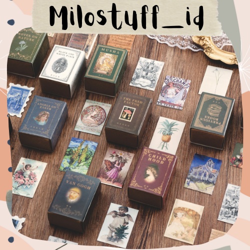 

[MILOSTUFF_ID] 100 Pcs Paper Dekorasi Vintage Untuk Jurnal DIY Scrapbook--MS0261
