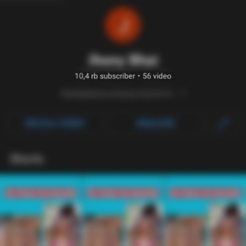 AKUN YOUTUBE 10.000 Subscriber (Short) Akun Tahun 2022