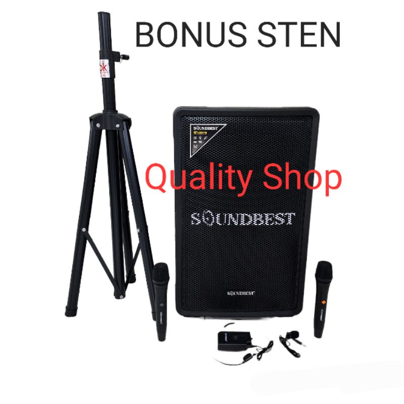 Speaker Portable Soundbest Best15 Best 15 Original Soundbest GARANSI