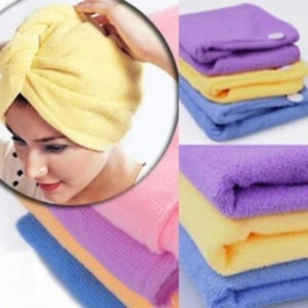 Hair Wrap Towel Handuk Pembungkus Rambut Penyerap Air Setelah Keramas