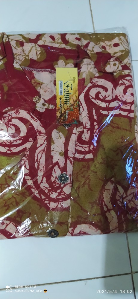 Gamis Murah Rayon Batik Baju Gamis Jumbo Modern Bisa Pilih Warna