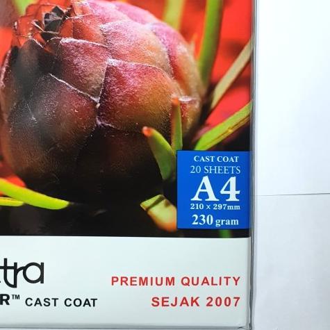 

Glossy Photo Paper A4 230Gsm Spectra