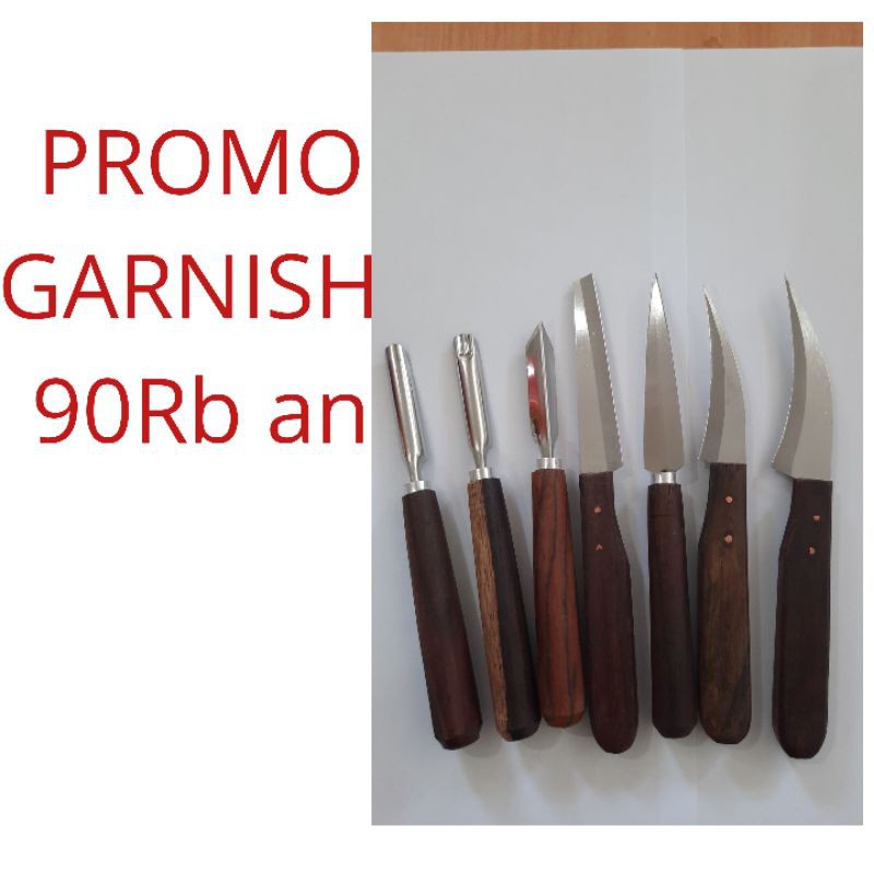 Set Garnish / Set Pisau Ukir Buah / 1 Set Dapat 7 Jenis