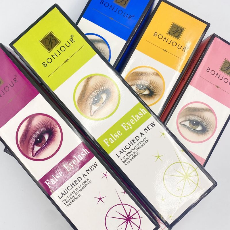 [Per Pc] Bulu Mata Palsu Bonjour Eyelash dengan Lem